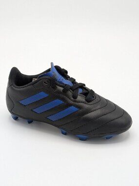 Adidas Kids Cleats Black Blue Stripes 12  Goletto VII FG Soccer FV2894